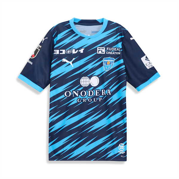 メンズ 横浜FC 2023 リミテッド レプリカ ユニフォーム, PUMA Navy-Saxe AOP, extralarge-JPN