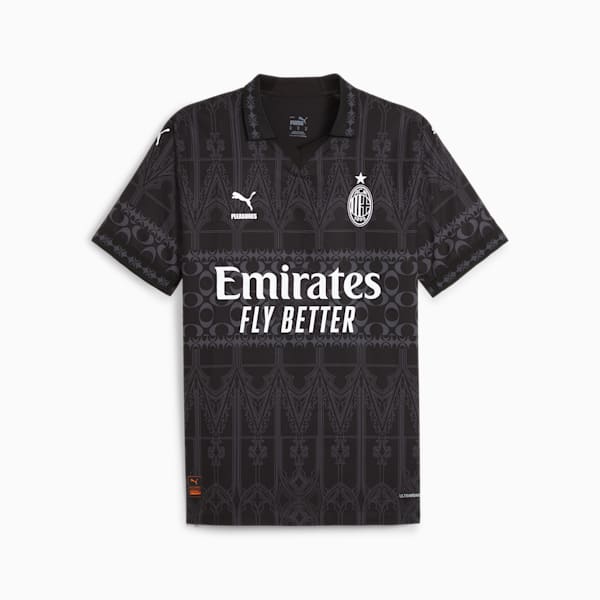 AC MILAN x PLEASURES Men's Authentic Soccer Jersey, Cheap Erlebniswelt-fliegenfischen Jordan Outlet Black-Asphalt, extralarge