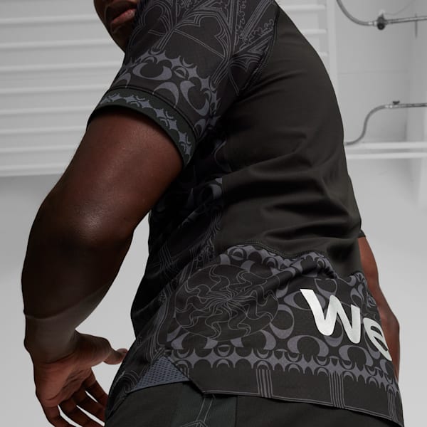 Maillot de soccer authentique AC Milan x PLEASURES, PUMA Black-Asphalt, extralarge