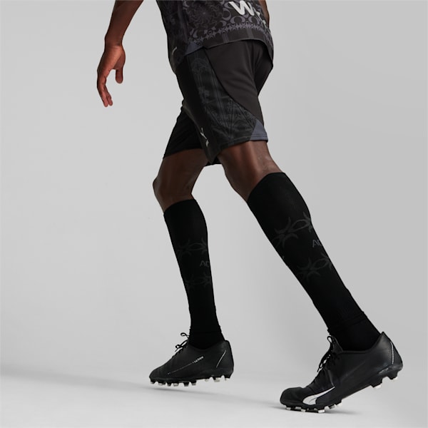 AC Milan x PLEASURES Men's Replica Soccer Shorts, mesh Cheap Atelier-lumieres Jordan Outlet Black-Asphalt, extralarge