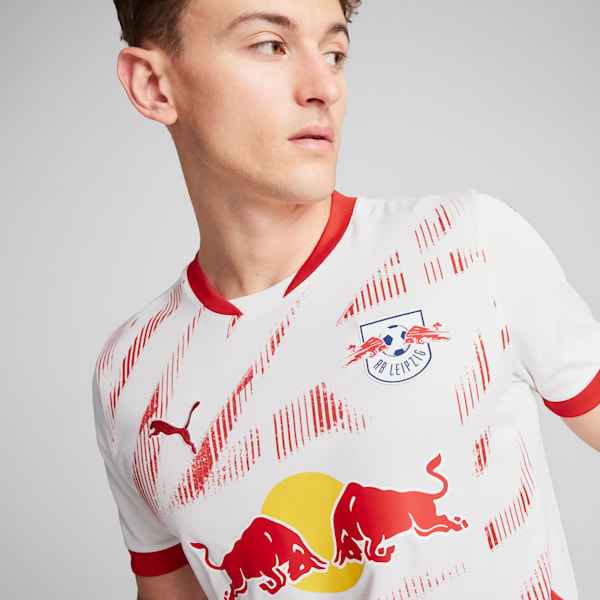 Jersey Hombre local RB Leipzig 24/25, PUMA White-For All Time Red, extralarge