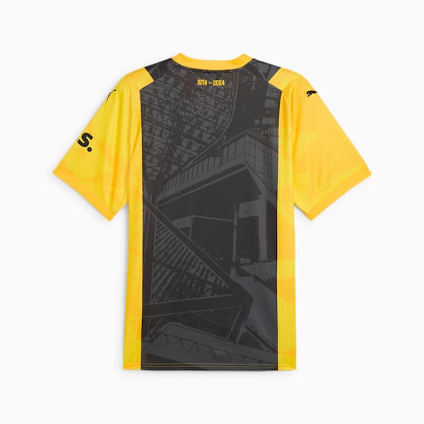 メンズ ドルトムント 2023-24 スペシャル エディション 半袖 レプリカ ユニフォーム, PUMA Black-Yellow Sizzle, extralarge-JPN