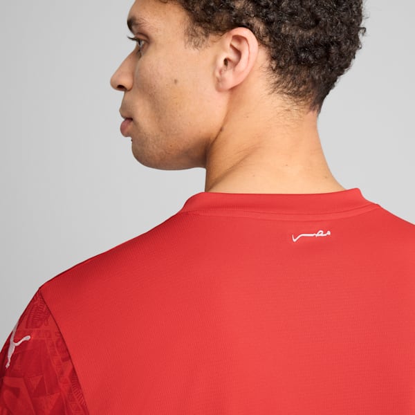 Playera local Egipto 2025 para hombre, PUMA Red-PUMA Black, extralarge