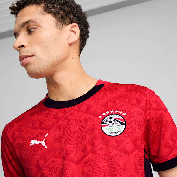 Playera local Egipto 2025 para hombre, PUMA Red-PUMA Black, extralarge