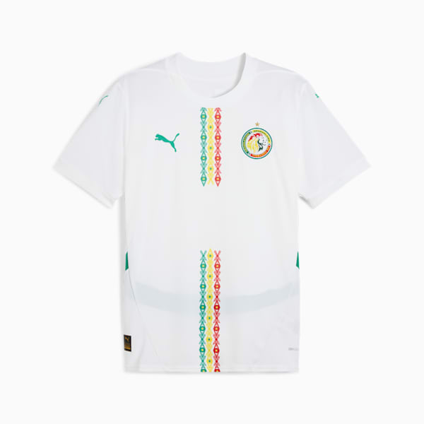 Jersey local Senegal 2025 para hombre, PUMA White-Sport Green, extralarge