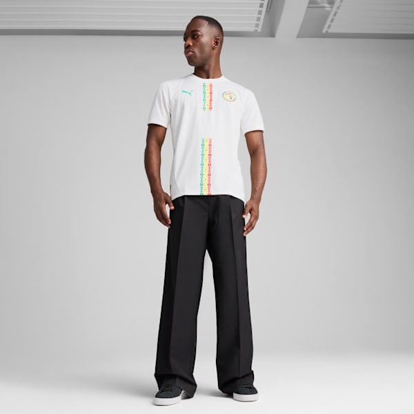 Senegal 2025 Home Jersey Men, PUMA White-Sport Green, extralarge