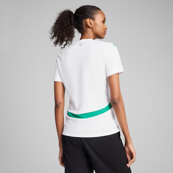 Senegal 2025 Home Jersey Women, PUMA White-Sport Green, extralarge
