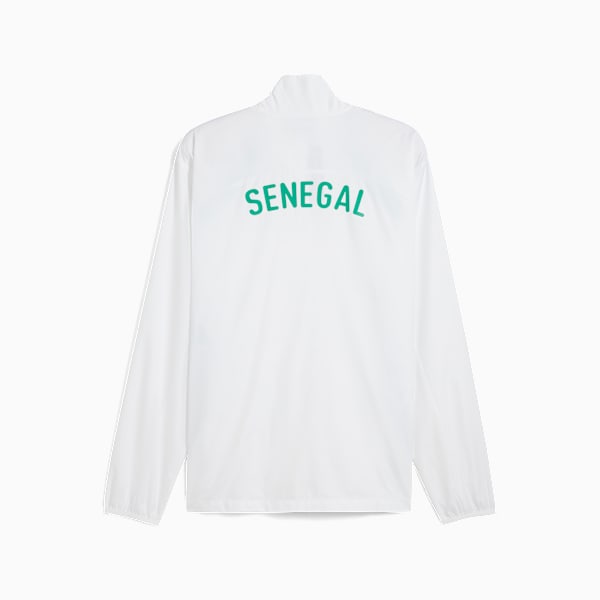Senegal 2025 Pre-match Woven Jacket Men, PUMA White-Sport Green, extralarge