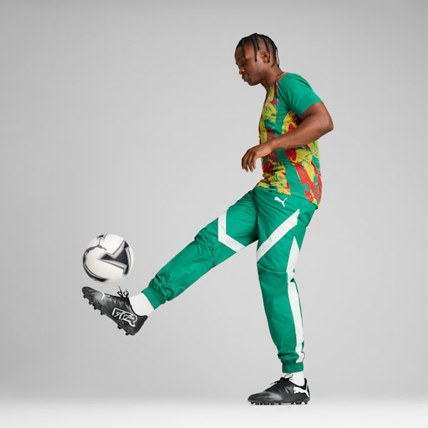メンズ サッカー セネガル プレマッチ ウーブン パンツ, Sport Green-PUMA White, extralarge-JPN