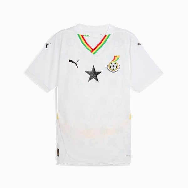 GFA Home Jersey Men, PUMA White-Pelé Yellow, extralarge