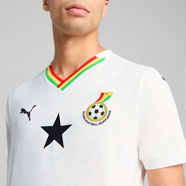 GFA Home Jersey Men, PUMA White-Pelé Yellow, extralarge