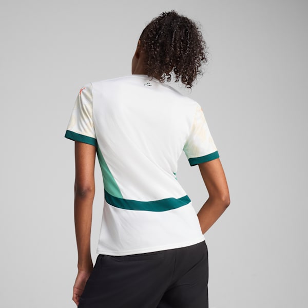 Côte d'Ivoire 2025 Away Jersey Women, PUMA White-Dark Myrtle, extralarge