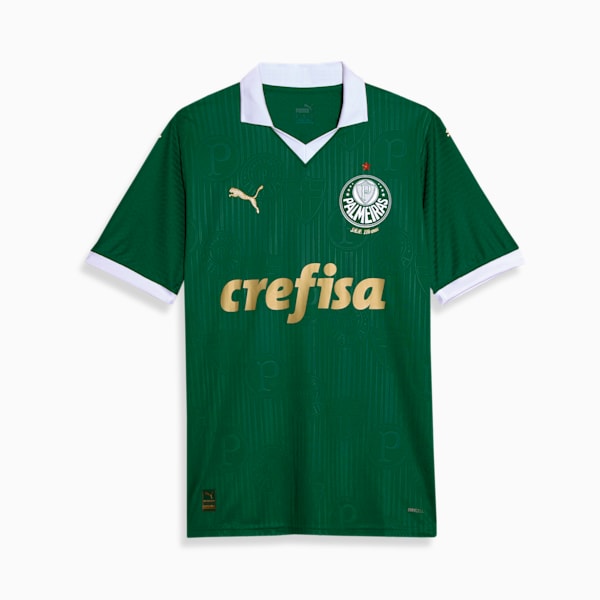 Palmeiras '24 Authentic Home Men's Jersey, Power Green, extralarge