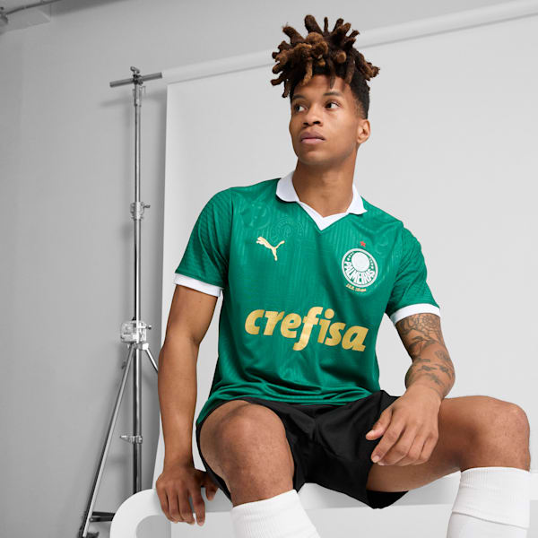 Palmeiras '24 Authentic Home Men's Jersey, Power Green, extralarge