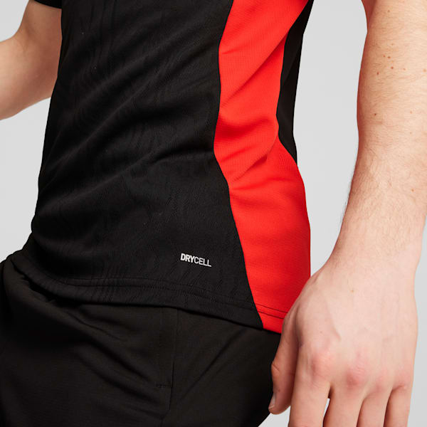 Playera de entrenamiento AC Milan para hombre, PUMA Black-For All Time Red, extralarge