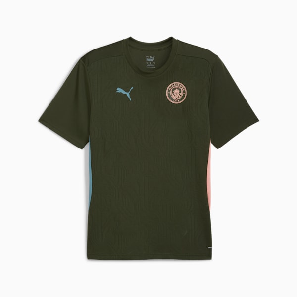 Manchester City Training Men's Slim Fit Football Jersey, Myrtle-Bold Blue, extralarge-IND
