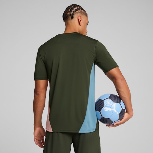 Manchester City Training Men's Slim Fit Football Jersey, Myrtle-Bold Blue, extralarge-IND