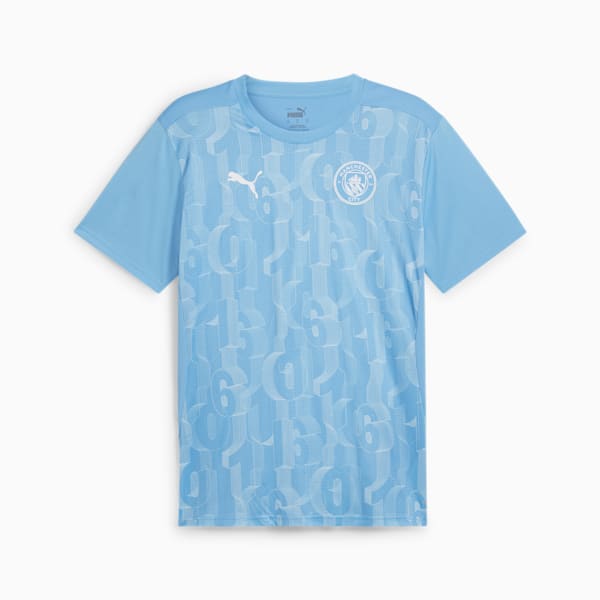 Manchester City Pre-Match Men's Short Sleeve Jersey, Team Light Blue-PUMA White, extralarge-IND