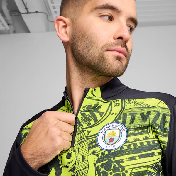 Manchester City 24/25 Pre-Match Quarter-Zip Men's Top | PUMA