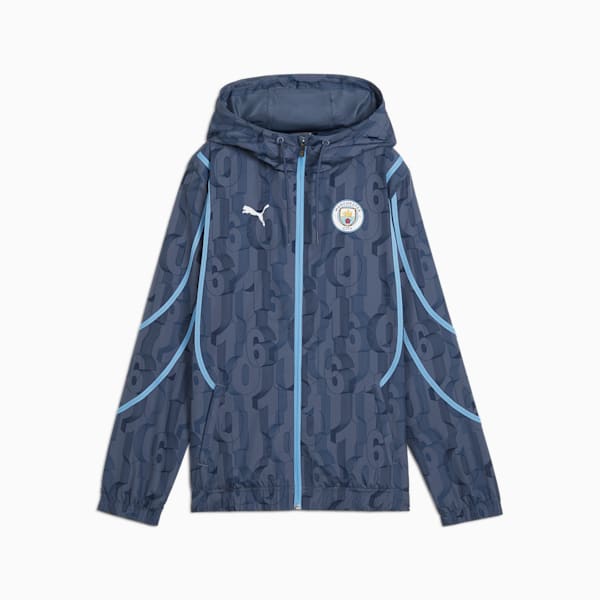 Manchester City Pre-match Woven Jacket Women, Inky Blue-Team Light Blue, extralarge-GBR