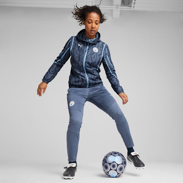 Manchester City Pre-match Woven Jacket Women, Inky Blue-Team Light Blue, extralarge-GBR