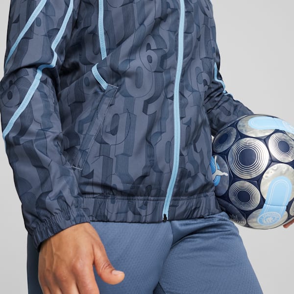 Manchester City Pre-match Woven Jacket Women, Inky Blue-Team Light Blue, extralarge-GBR