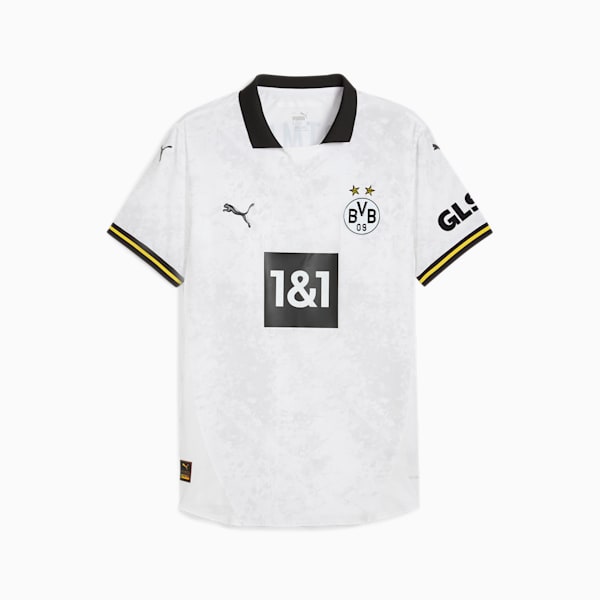 Camiseta de fútbol auténtica para hombre Borussia Dortmund 24/25, PUMA White, extralarge