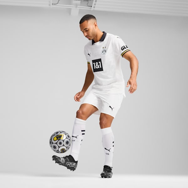 Camiseta de fútbol auténtica para hombre Borussia Dortmund 24/25, PUMA White, extralarge
