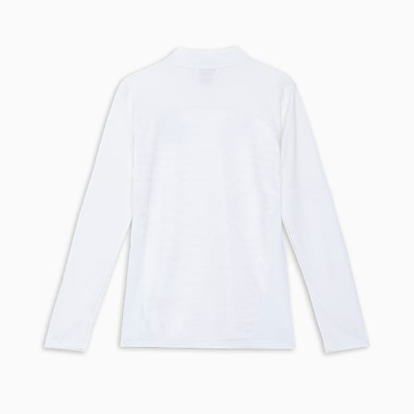メンズ ドルトムント 2024-25 プレマッチ 1/4 ジップ トップス クルースウェット, PUMA White, extralarge-JPN