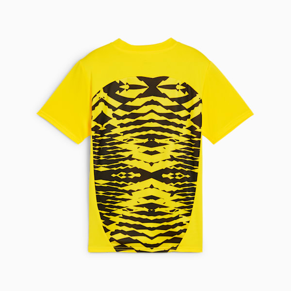 キッズ ドルトムント 2024-25 プレマッチ 半袖 シャツ 116-164cm, Faster Yellow-PUMA Black, extralarge-JPN