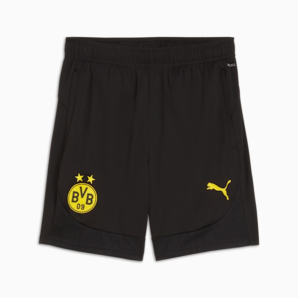 Borussia Dortmund Training Shorts Men, PUMA Black-Faster Yellow, extralarge-GBR