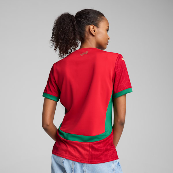 Morocco 2025 Home Jersey Women, PUMA Red-Archive Green, extralarge