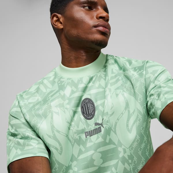 メンズ ACミラン ステートメント レトロ 半袖 シャツ, Fresh Mint-Flat Medium Gray, extralarge-JPN