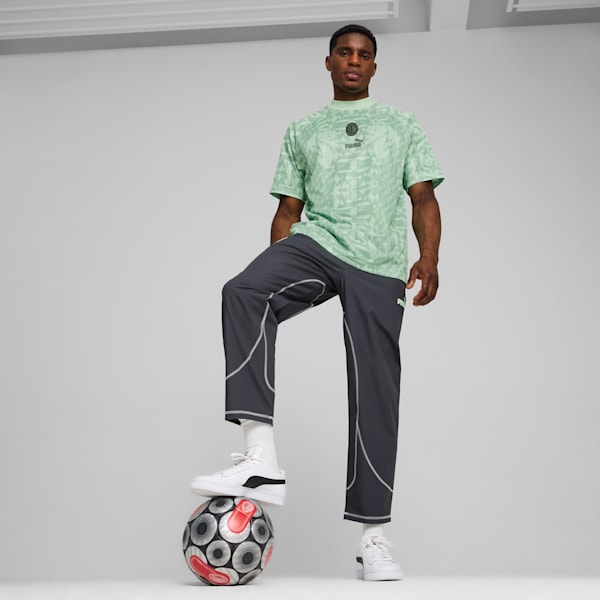 メンズ ACミラン ステートメント レトロ 半袖 シャツ, Fresh Mint-Flat Medium Gray, extralarge-JPN