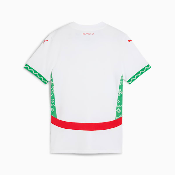 Morocco 2025 Away Jersey Women, PUMA White-Fast Green-PUMA Red, extralarge