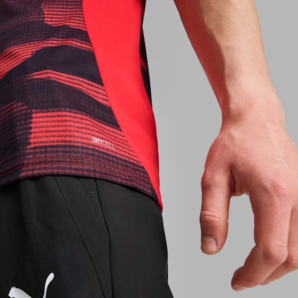 Playera Hombre pre-partido AC Milan, For All Time Red-PUMA Black, extralarge