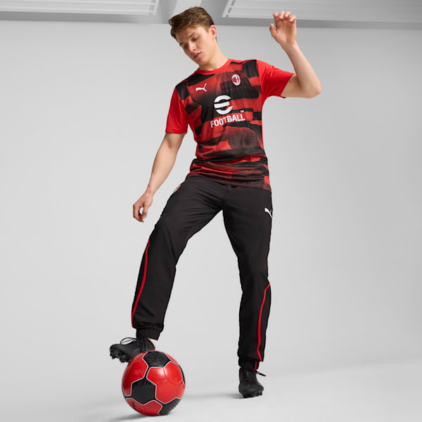 Playera Hombre pre-partido AC Milan, For All Time Red-PUMA Black, extralarge