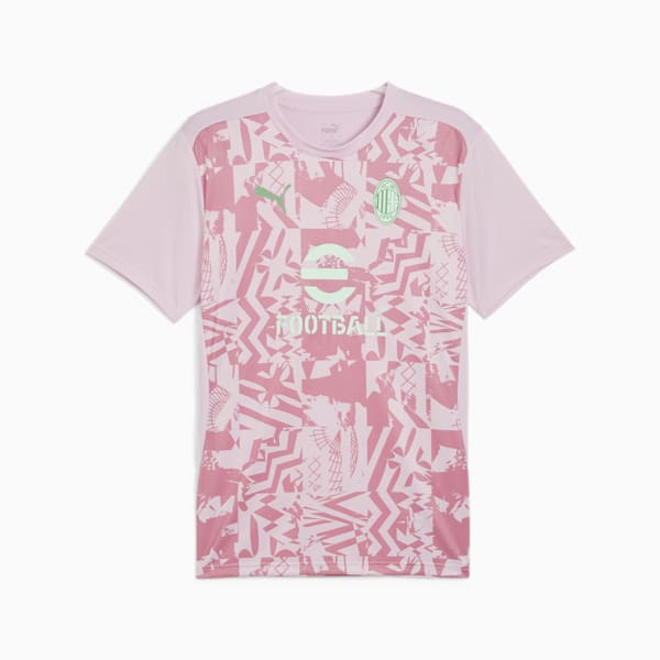 メンズ ACミラン 2024-25 プレマッチ 半袖 シャツ, Grape Mist, extralarge-JPN