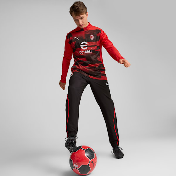 Playera pre-partido AC Milan para hombre, For All Time Red-PUMA Black, extralarge