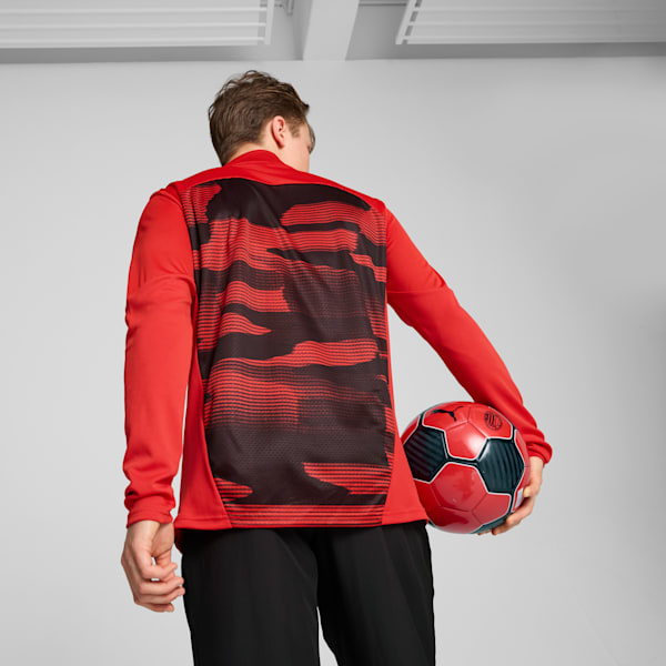 Playera pre-partido AC Milan para hombre, For All Time Red-PUMA Black, extralarge