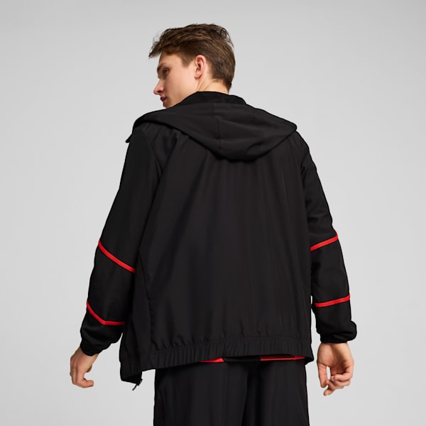 Chamarra Hombre AC Milan, PUMA Black-For All Time Red, extralarge