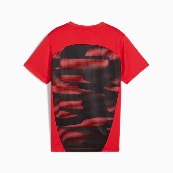 キッズ ACミラン 2024-25 プレマッチ 半袖 シャツ 116-164cm, For All Time Red-PUMA Black, extralarge-JPN