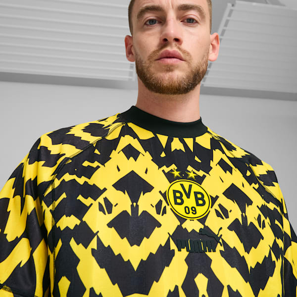 Borussia Dortmund ftblSTATEMENT Retro Jersey Men, Faster Yellow-PUMA Black, extralarge