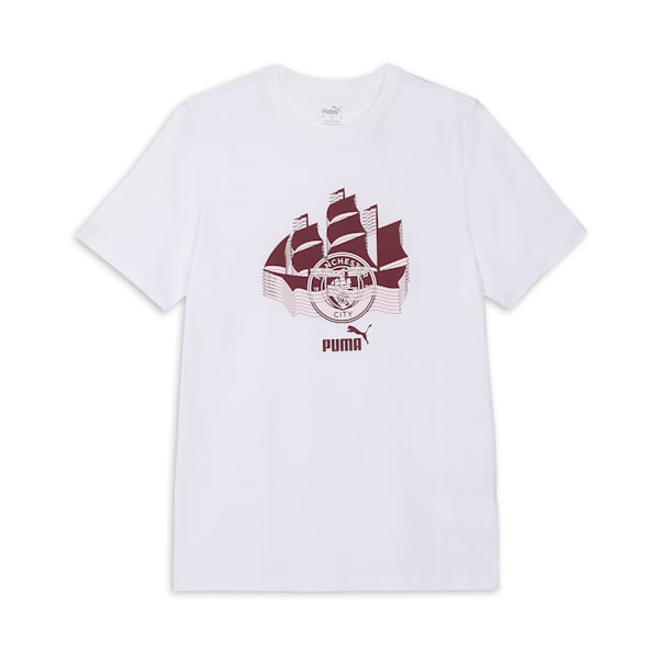 メンズ マンチェスター シティFC FTBLカルチャー 半袖 Tシャツ, PUMA White-Dark Jasper, extralarge-JPN