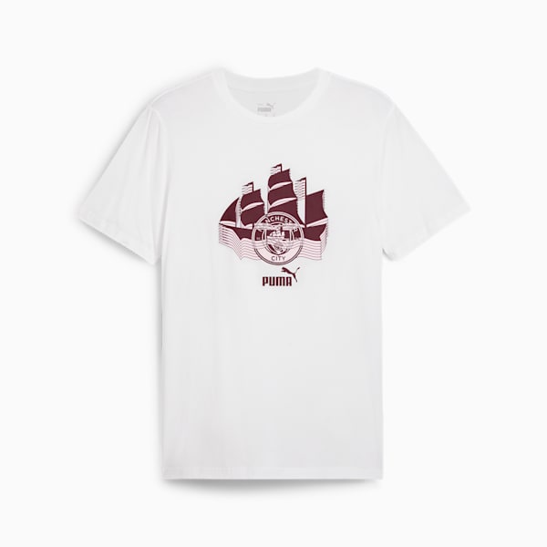 Playera Hombre Manchester City ftblCULTURE, PUMA White-Dark Jasper, extralarge