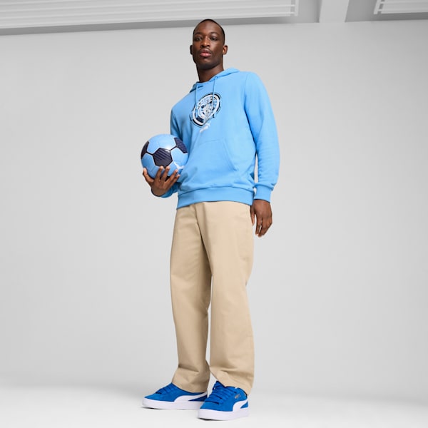 Manchester City ftblCULTURE Men's Hoodie, Team Light Blue, extralarge-IND