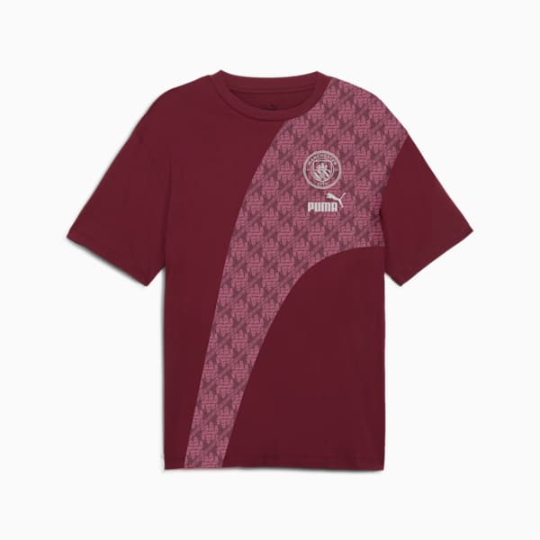 Manchester City ftblCULTURE Men's Tee, Dark Rosette-Dark Jasper, extralarge-IND