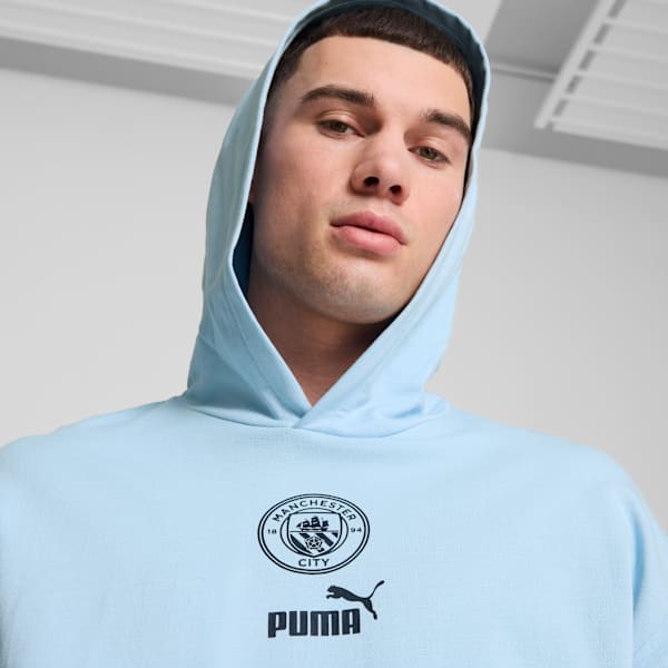 Manchester City ftblCULTURE+ Hoodie Men, Silver Mist-Silver Sky, extralarge-GBR