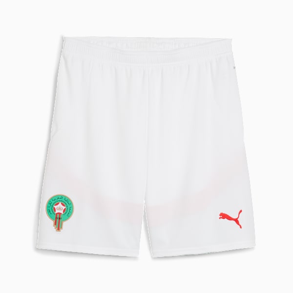 Morocco 2025 Shorts Men, PUMA White-Fast Green-PUMA Red, extralarge