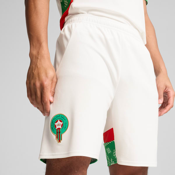 Morocco 2025 Shorts Men, PUMA White-Fast Green-PUMA Red, extralarge